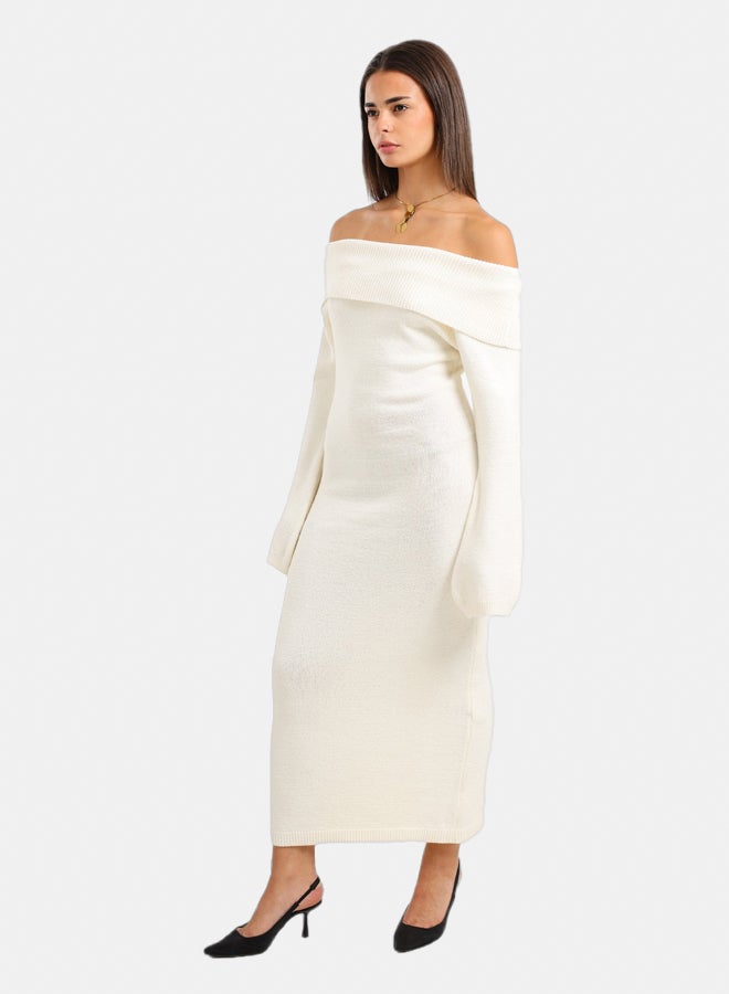 Clue Off Shoulder Maxi Dress - Image 2