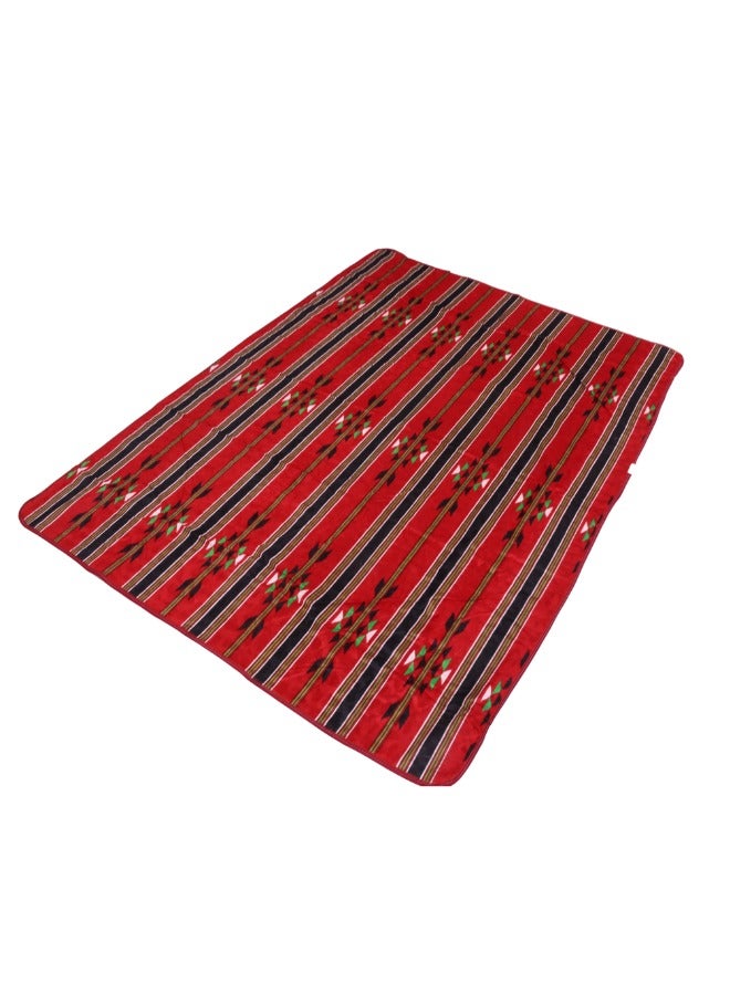 SMART HOME Waterproof plastic backing floor mat for trips, camping, hiking, and the desert, heritage rug, size 200X150 cm - Image 3