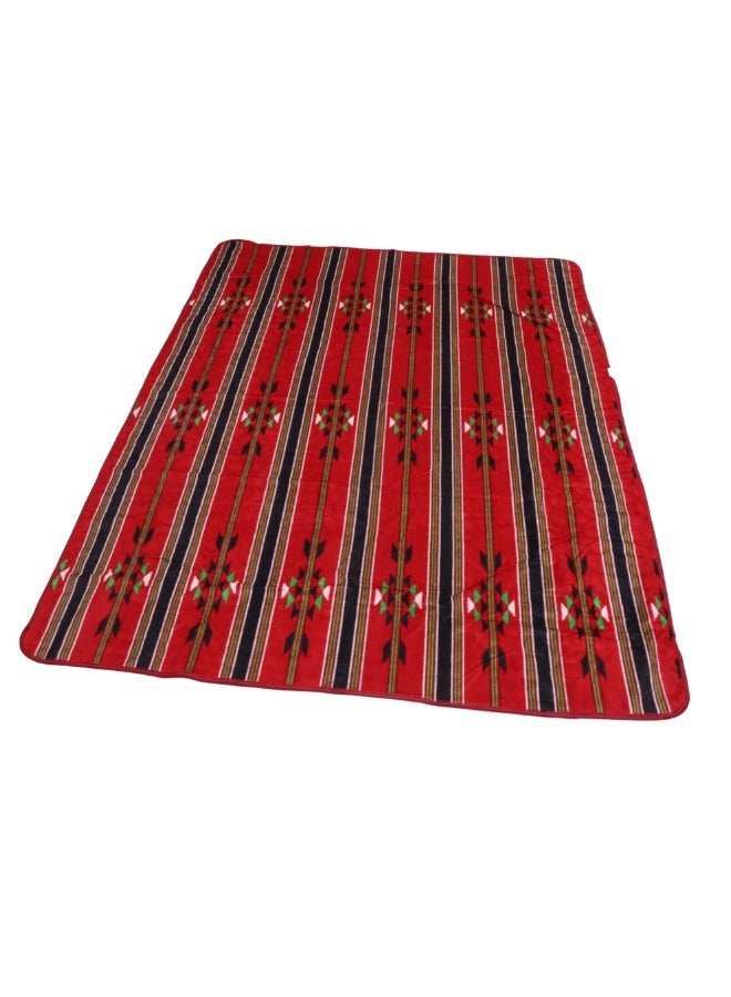 SMART HOME Waterproof plastic backing floor mat for trips, camping, hiking, and the desert, heritage rug, size 200X150 cm - Image 5