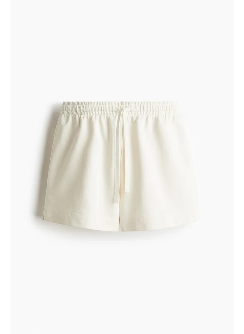 H&M Washed cotton sweatshorts