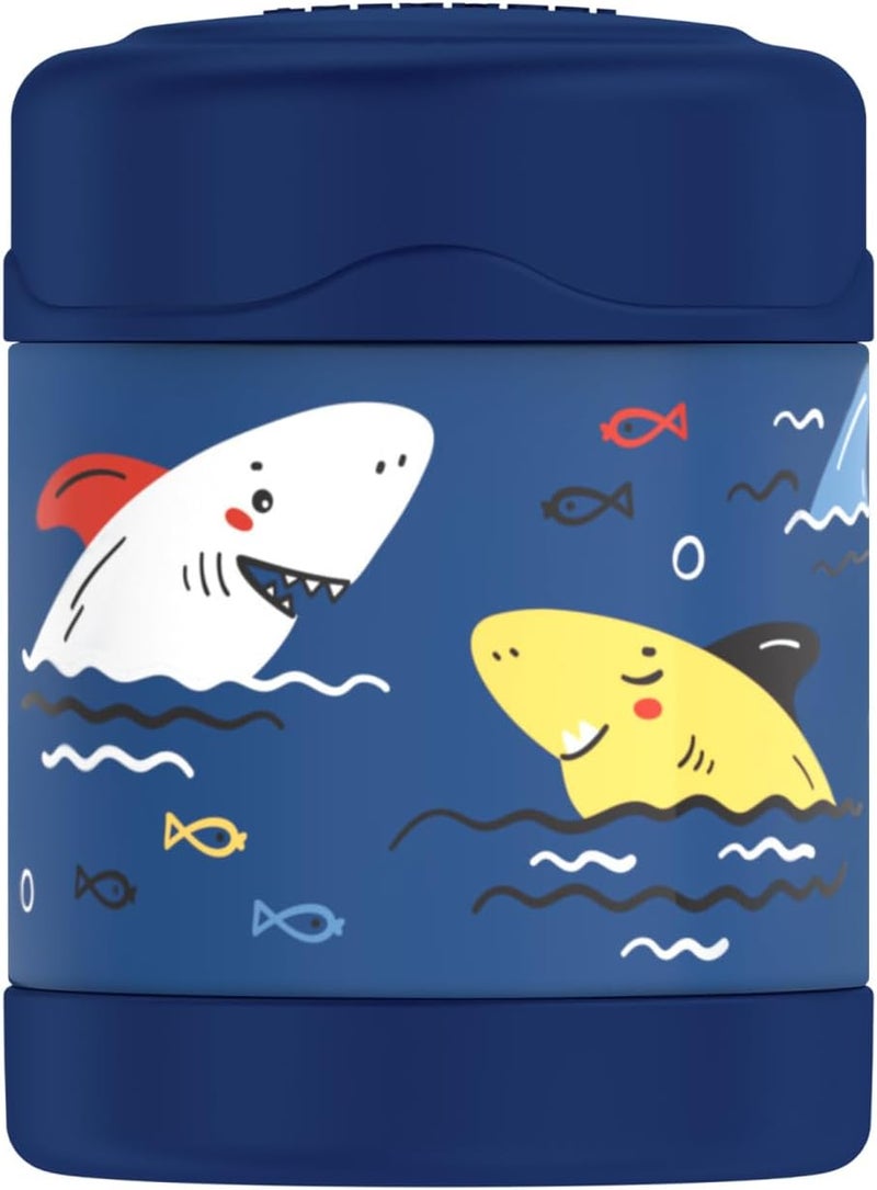 THERMOS FUNTAINER STAINLESS STEEL KIDS SHARKS JAR 290ML - Image 1