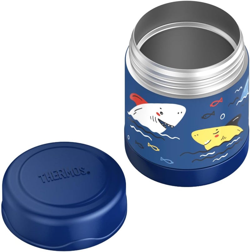 THERMOS FUNTAINER STAINLESS STEEL KIDS SHARKS JAR 290ML - Image 4