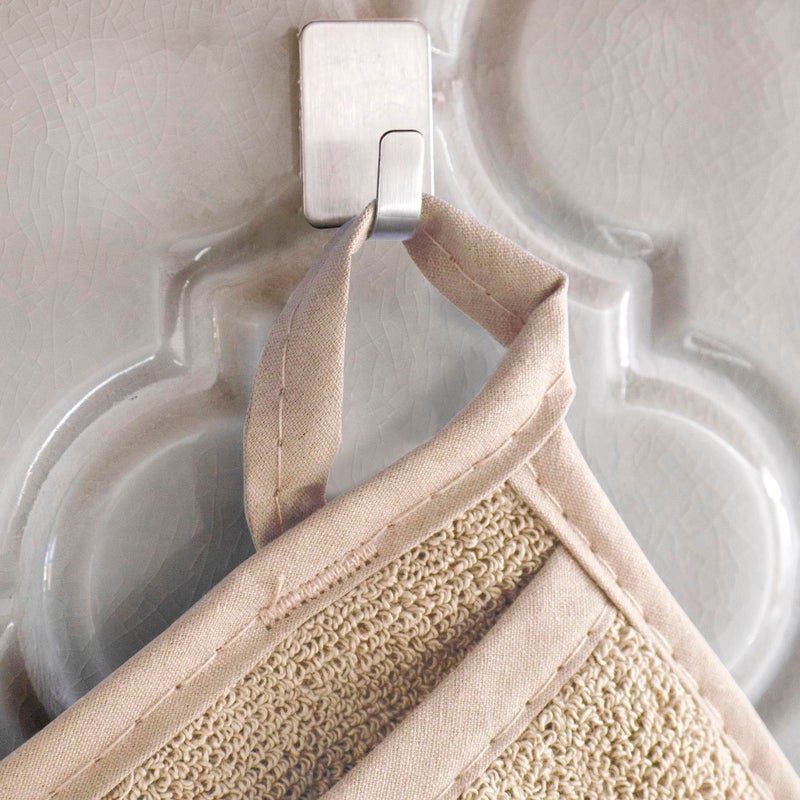 Ritz Terry Pocket Mitt & Hot Pad: Unparalleled Heat Resistant  Durable 100% Cotton - Ergonomically Designed for Optimal Grip - Easy-Care Machine Washable  Perfect for Your Kitchen - Latte  2-Pk - Image 4