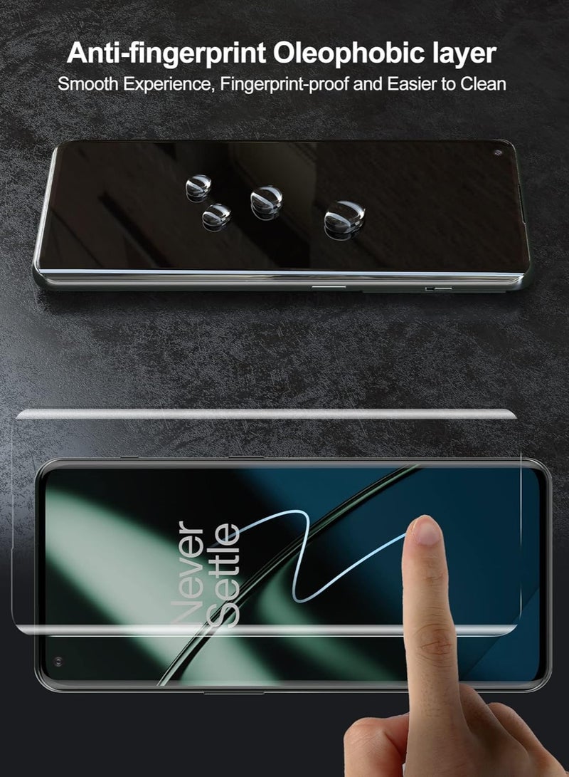 MIGOFAST Screen Protector for OnePlus 11 UV Tempered Glass, Film HD Screen Saver, 9H Hardness, Bubble-free Screen Replacement Protector Film - Image 4
