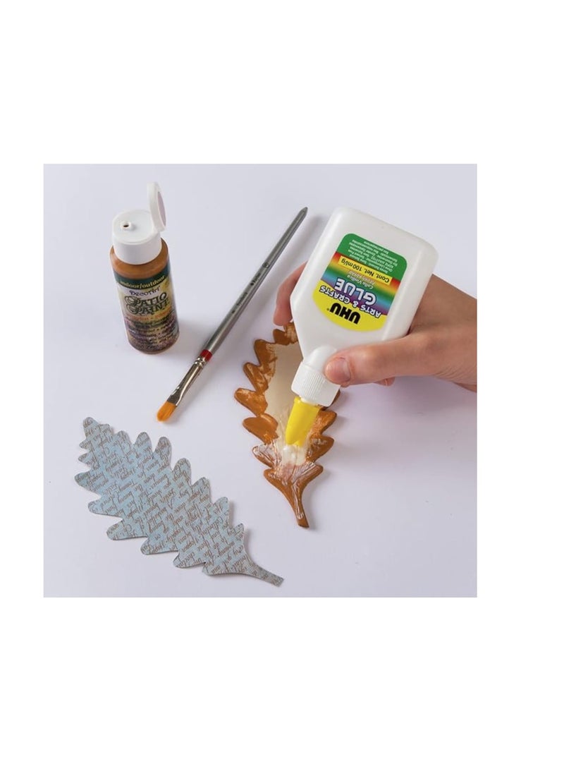 يو إتش يو مجموعة مكونة من قطعتين من غراء الفن والحرف اليدوية أبيض/أصفر/أخضر - Image 4