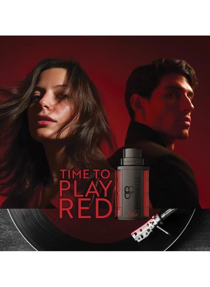 Parisbelle Rêve de Rouge Eau de Parfum Unisex 100ml | Long Lasting Floral Fruity Sweet Luxury Fragrance | Elegant Vanilla Amber Musk Perfume for Men & Women | Premium Signature Scent - Image 4