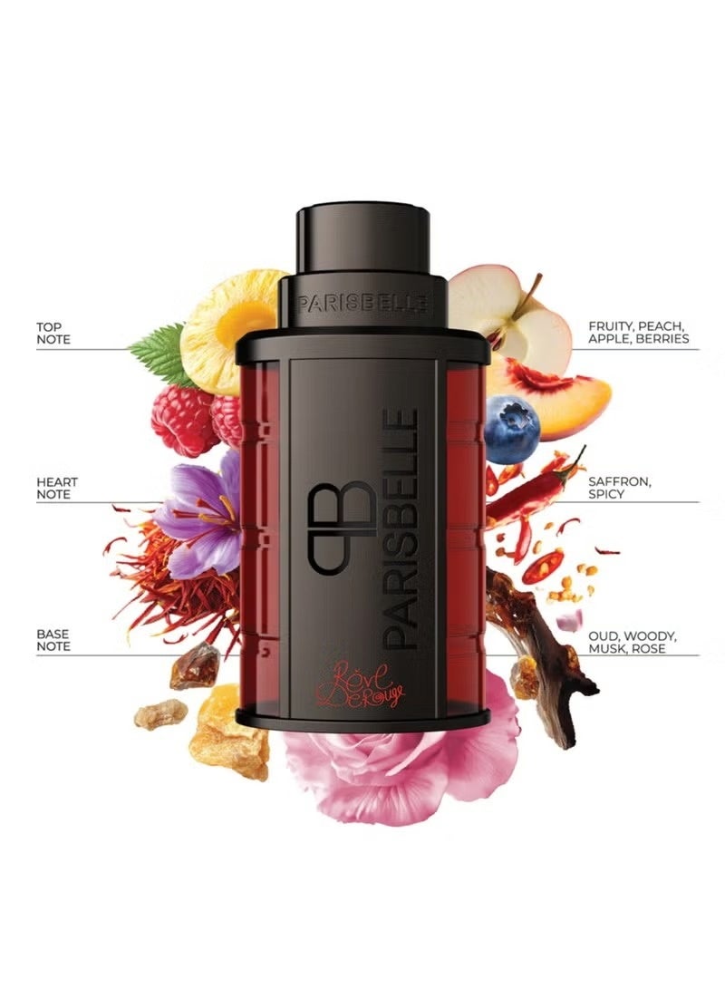 Parisbelle Rêve de Rouge Eau de Parfum Unisex 100ml | Long Lasting Floral Fruity Sweet Luxury Fragrance | Elegant Vanilla Amber Musk Perfume for Men & Women | Premium Signature Scent - Image 3