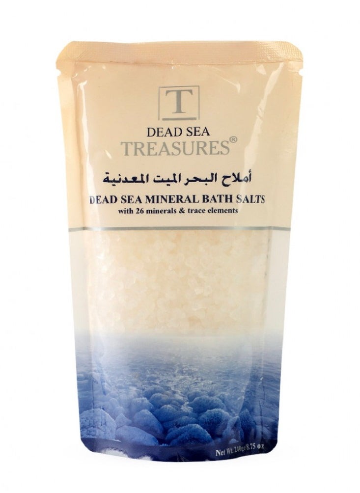 Treasures Dead Sea Mineral Bath Salt - 240g  - Image 1
