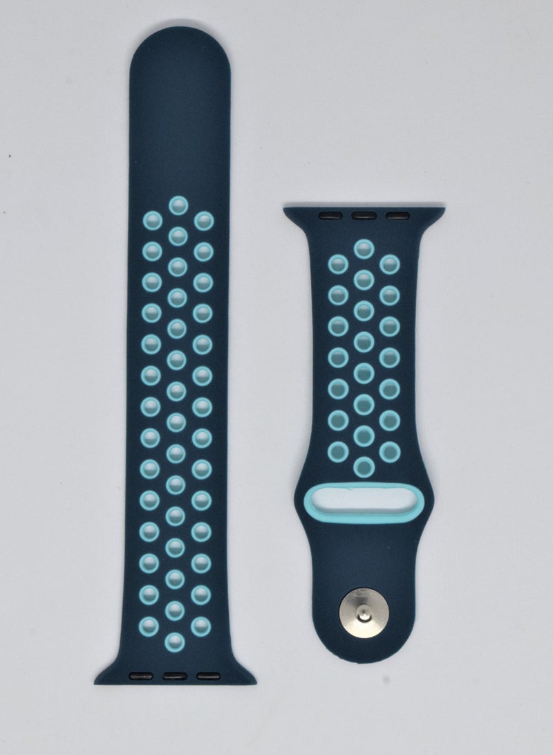 BORTONY Silicone Replacement Watch Band For Apple Series 6/5/4/3 Size 42/44mm - Image 2