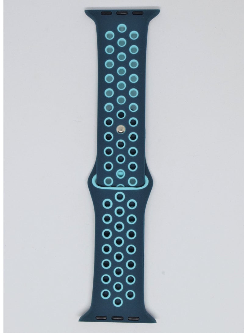 BORTONY Silicone Replacement Watch Band For Apple Series 6/5/4/3 Size 42/44mm - Image 1