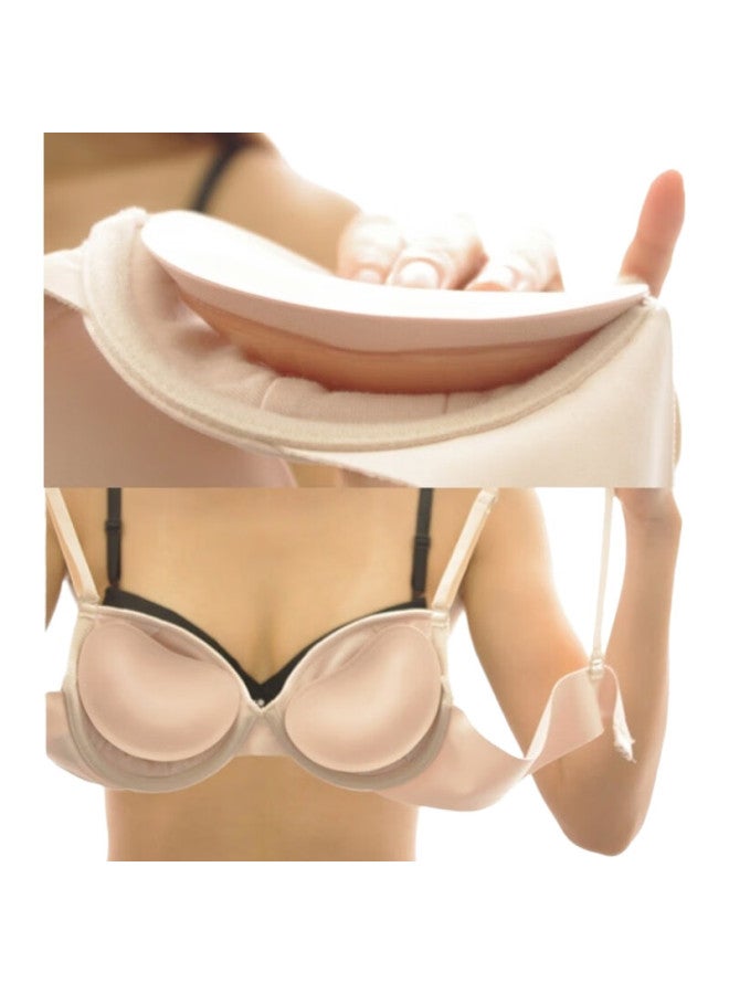 DK Swimsuit Bra Pad, Women'S Breast Pads, Bikini Swimming Chest Pads, Thickened Sponge Silicone Adhesive Insert - Image 2