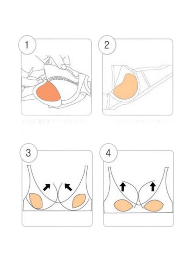 DK Swimsuit Bra Pad, Women'S Breast Pads, Bikini Swimming Chest Pads, Thickened Sponge Silicone Adhesive Insert - Image 3