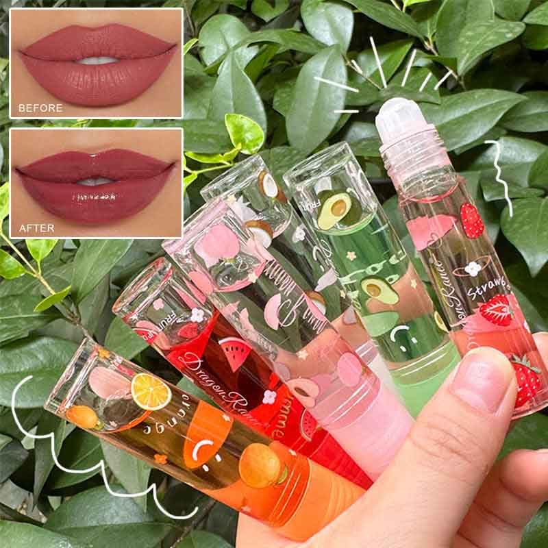 KTouler 6 Pcs Fruit Lip Oil, KTouler Hydrating Lip Glow Oil Lip Gloss, Long-lasting Nourishing Moisturizer Lipstick Set - Image 4