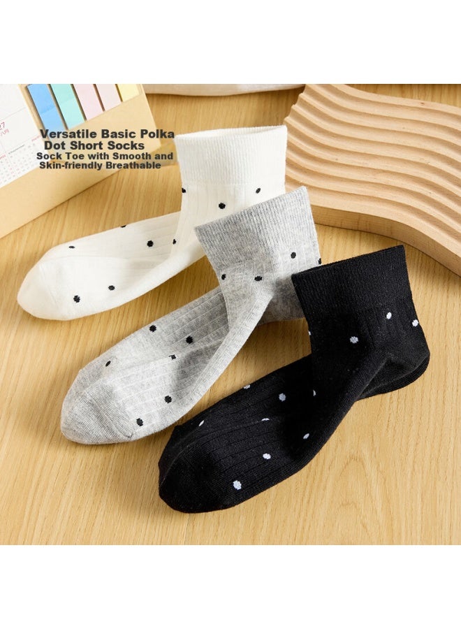 Your Sun Yiershuang [10a Antibacterial] Women's Socks, Spring And Summer Pure Cotton Breathable Sweat-absorbing Student Style Cute Versatile Ankle Socks - Image 5