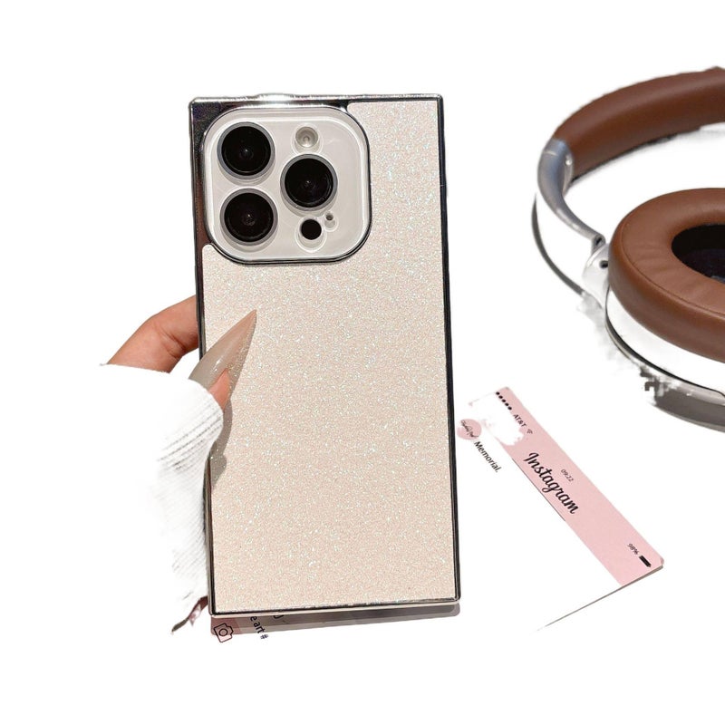 غطاء واقي | مقاوم للصدمات لـ iPhone 16 / 16 Plus / 16 Pro / 16 Pro Max | حماية من السقوط | بريق مطلي بالكهرباء | أزرق - Image 3