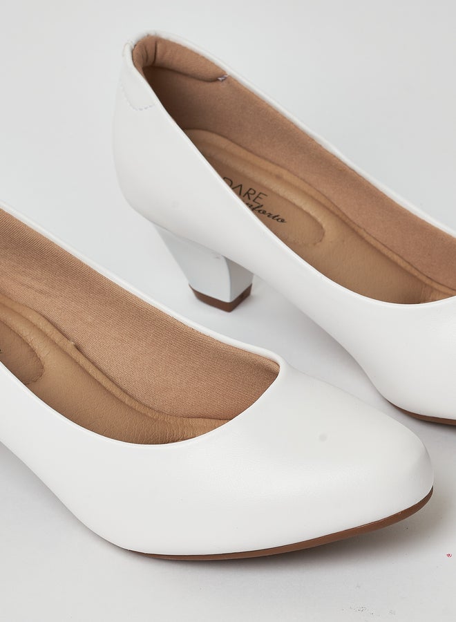 MODARE Solid Slip-On Wedge Heel Shoes - Image 5