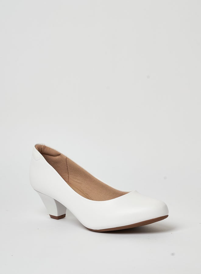 MODARE Solid Slip-On Wedge Heel Shoes - Image 3