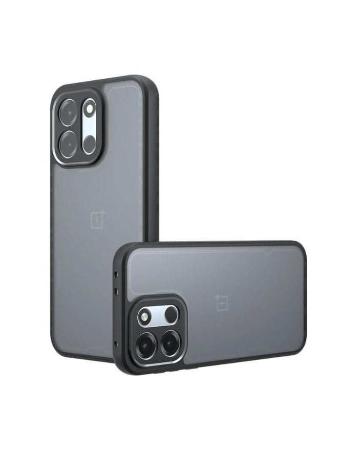 غطاء متوافق مع OnePlus Nord 6/Turbo 6، فائق النحافة وخفيف الوزن بإطار سيليكون مرن + ظهر أكريليك شفاف. - Image 1