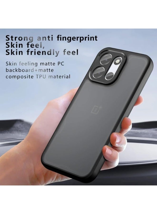 غطاء متوافق مع OnePlus Nord 6/Turbo 6، فائق النحافة وخفيف الوزن بإطار سيليكون مرن + ظهر أكريليك شفاف. - Image 5