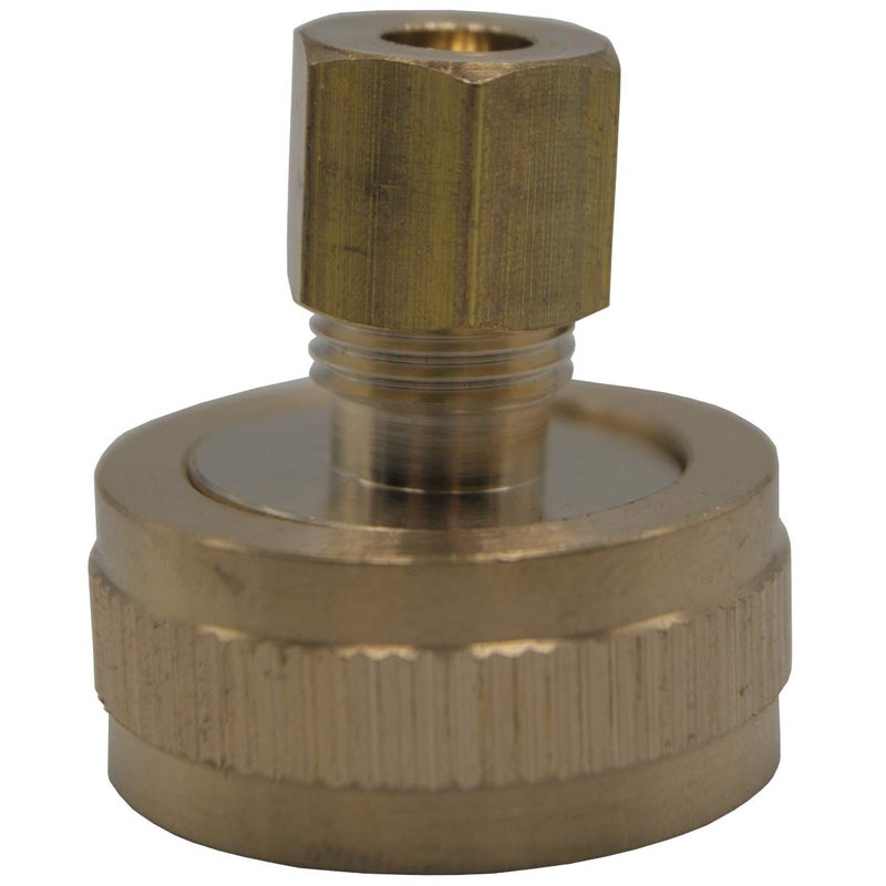 GHC412LF 34 Inch FHT x 14 Inch OD Brass Swivel Ice Maker Adapter