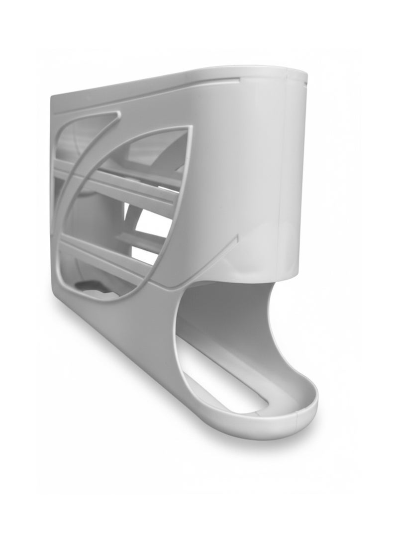 DIGI CORE 3 Pieces 3-Tier Rolling Egg Storage Box for Refrigerator, Holds 24 Eggs, Space-Saving Side Door Design, Durable Plastic Egg Holder, Large Capacity Egg Organizer for Kitchen & Fridge Storage Ideal for Kitchen & Fridge Organization White - Image 2