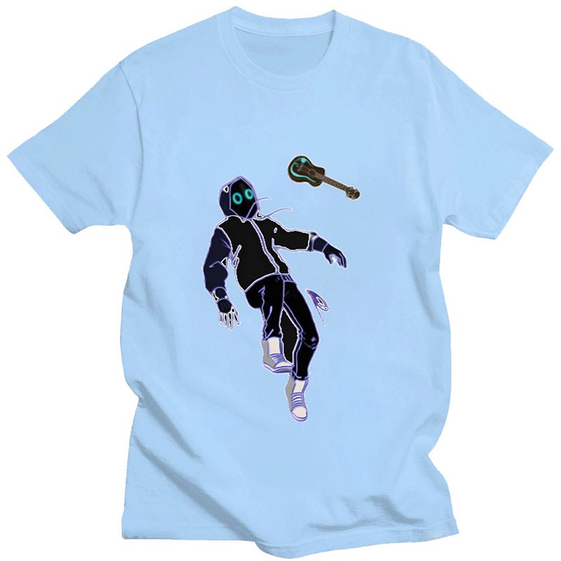 Boywithuke T-Shirt Short Sleeve Hip Hop Fashion Tee-Shirt Gr - Image 1