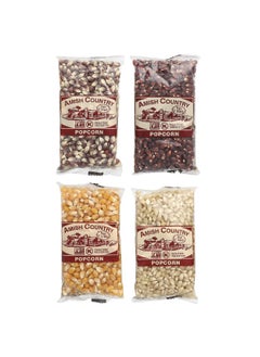 Amish Country Popcorn Amish Country Popcorn, Variety Set Popcorn , 4 Pack, 4 oz (113 g) Each  - Image 1