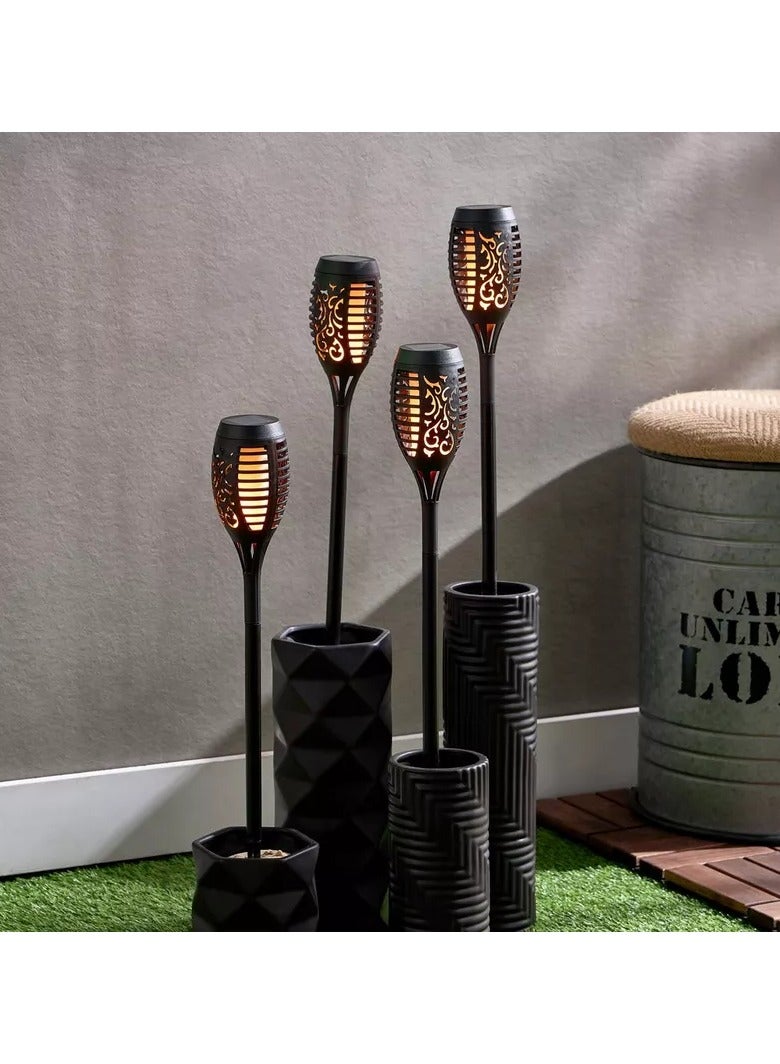 هوم بوكس مجموعة مصابيح LED تعمل بالطاقة الشمسية من Lyn - 4 قطع - Image 1