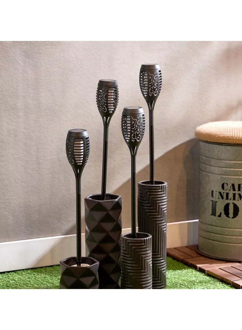 هوم بوكس مجموعة مصابيح LED تعمل بالطاقة الشمسية من Lyn - 4 قطع - Image 2