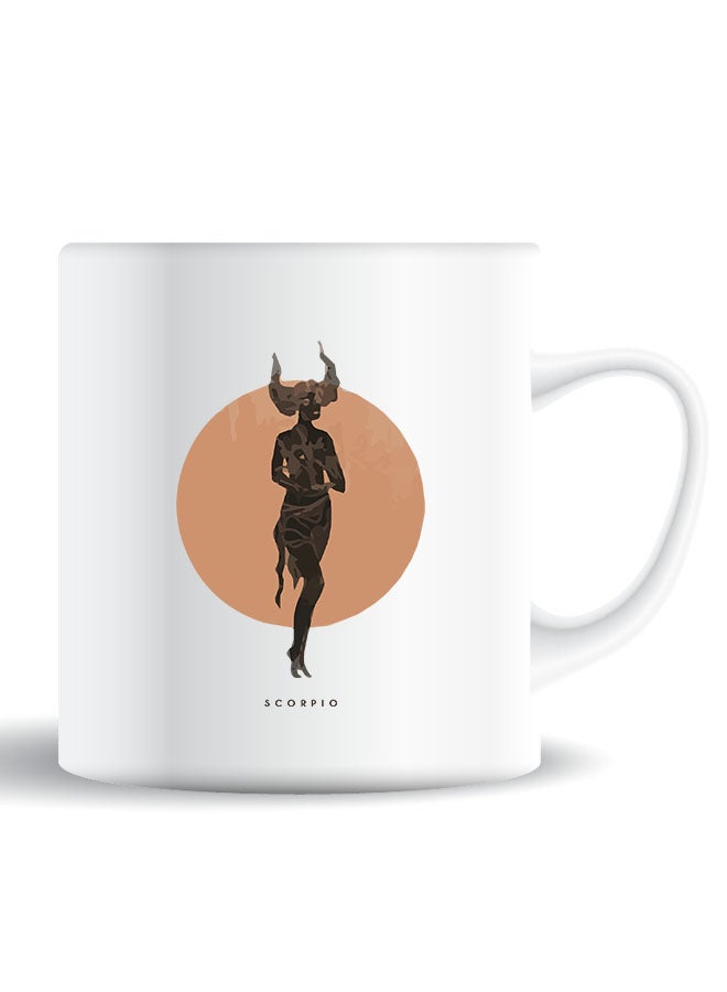 Theodor Premium Quality Two Sided Printed Coffee Mug Tea Cup Scorpio For Home Office, Kids Men Women - Image 1