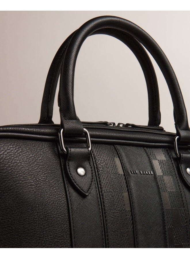 Ted Baker House Check PU Document Bag - Image 4