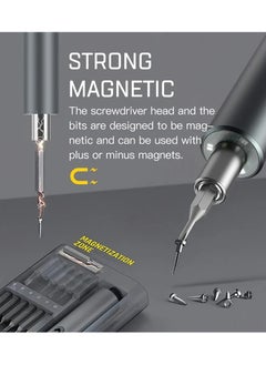 AROAQ Electric Screwdriver Precision Set Power Tool Kit Rechargeable Wireless Cordless Magnetic Bits for Home Household Repair (51 in 1)  - Image 4