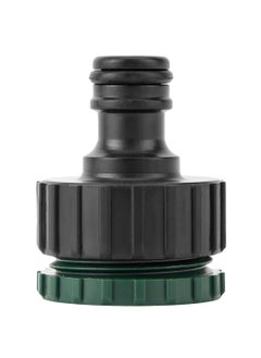 GEEPAS Geepas 3/4-1" Tap Adaptor- GGP61175, Premium-Quality Construction, Light-Weight And Durable, Ideal to Connect To Fittings And Pipes, Black and Green, 2 Years Warranty  - Image 1