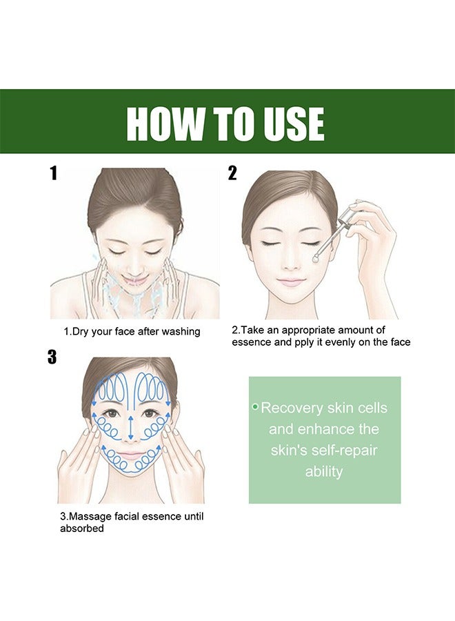 EELHOE Green Tea Serum,Pore Shrinking Rejuvenates The Skin Moisturizing And Gently Shrinks,Anti-oxidation ,Oil control,hydrating and nourishing,Whitching Essenge (10ml） - Image 5