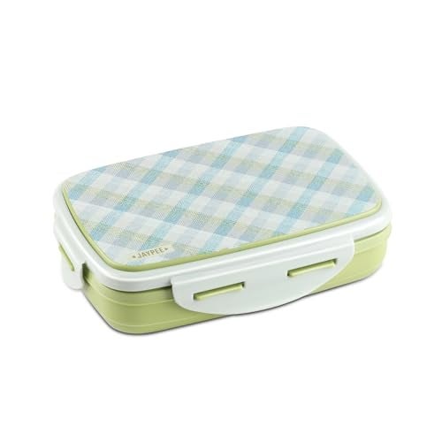 JAYPEE Ecosteel Sr. Inner Stainless Steel Insulated Lunch Box for School Kids |Airtight Leakproof Tiffin Box for Kids |Food Grade|BPA Free, 550 ml, Green - Image 1