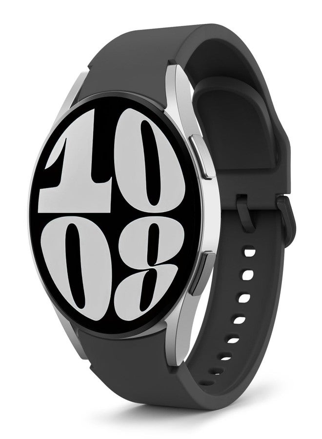 MoKo Compatible with Samsung Galaxy Watch 6 5 4 Band 40mm 44mm,Galaxy Watch 5 Pro Band 45mm,Galaxy Watch 6 Classic Band,Galaxy Watch 4 Classic Band,20mm Silicone Sport Strap Wristband Women Men,Black - Image 1