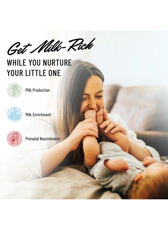 Cash Cow Lactation Supplement, Moringa, Alfalfa, and Goat's Rue Breastfeeding Supplement for Milk Supply Increase, Fenugreek-Free, Certified Organic, Vegan, Non-GMO, 60 Capsules