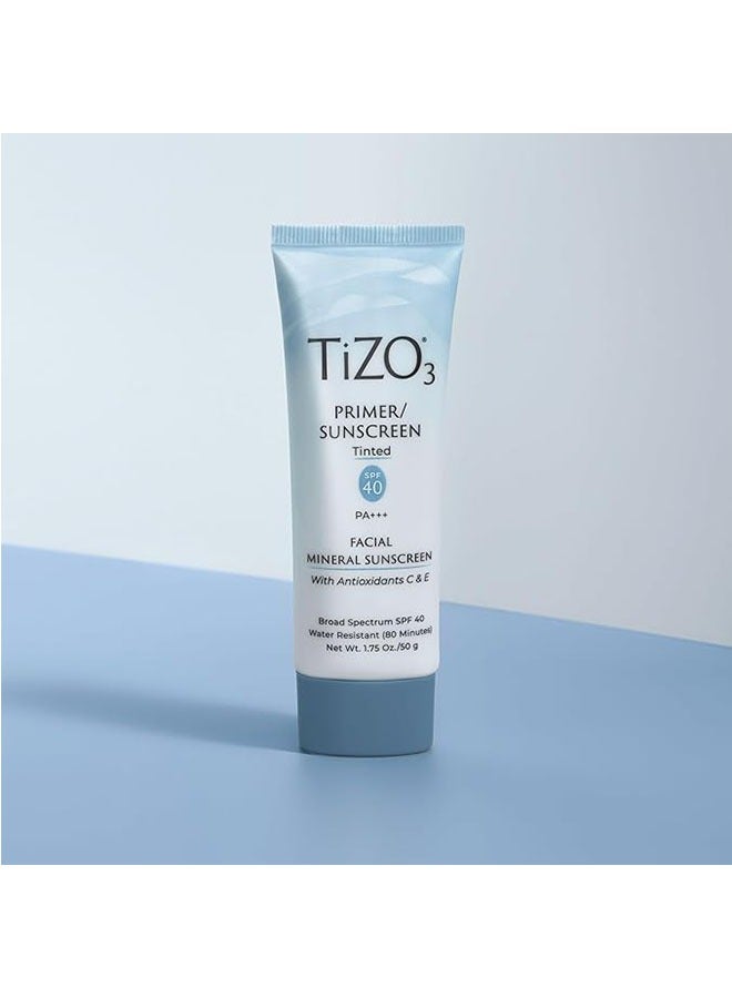 Tizo 3 Primer Sunscreen 50g, Tinted, SPF 40 PA++++, Facial Mineral Sunscreen - Image 4