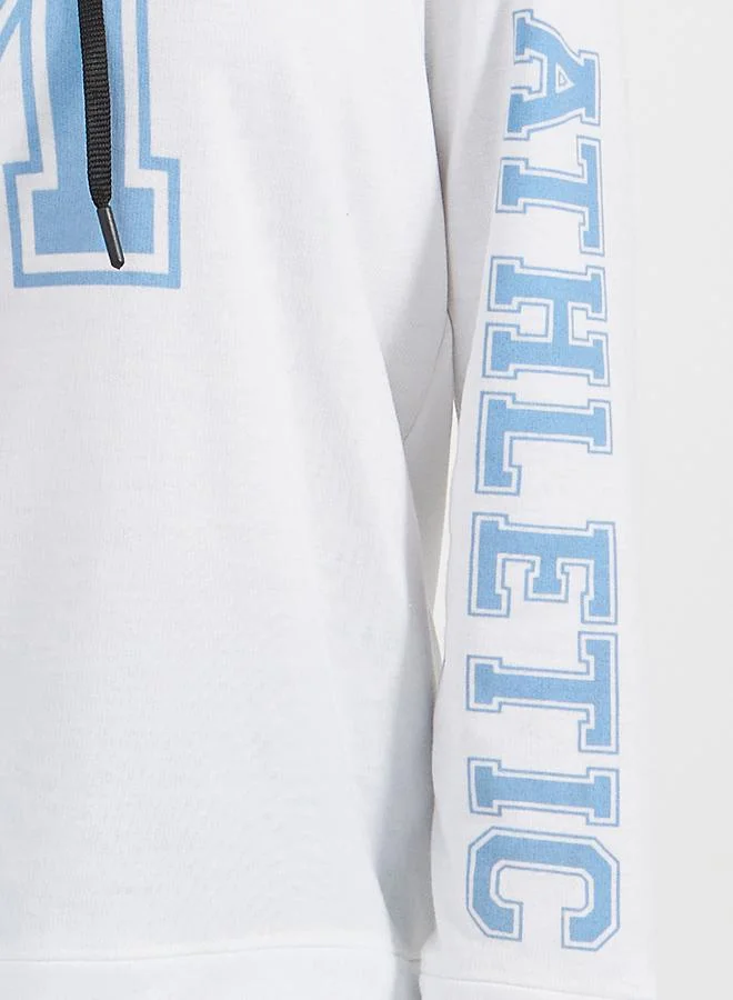 Styli Styli Slogan Printed Hoodie and Cuffed Jogger Co-Ords