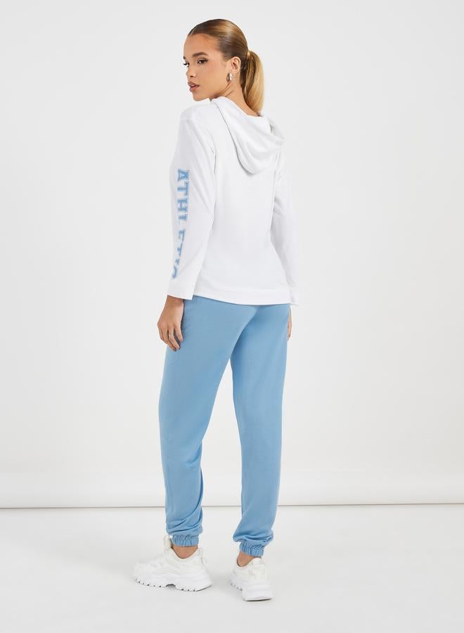 Styli Styli Slogan Printed Hoodie and Cuffed Jogger Co-Ords - Image 5