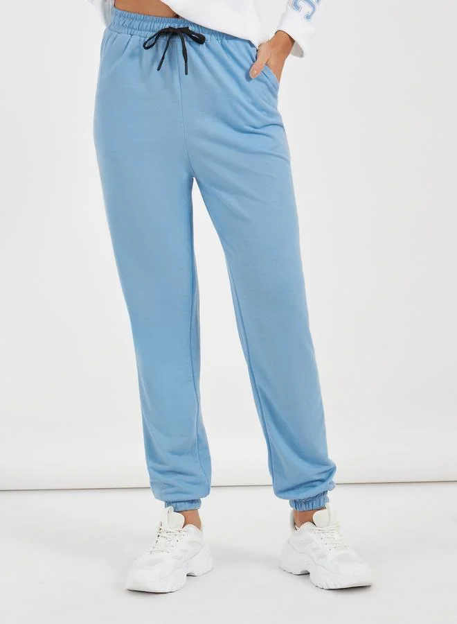 Styli Styli Slogan Printed Hoodie and Cuffed Jogger Co-Ords