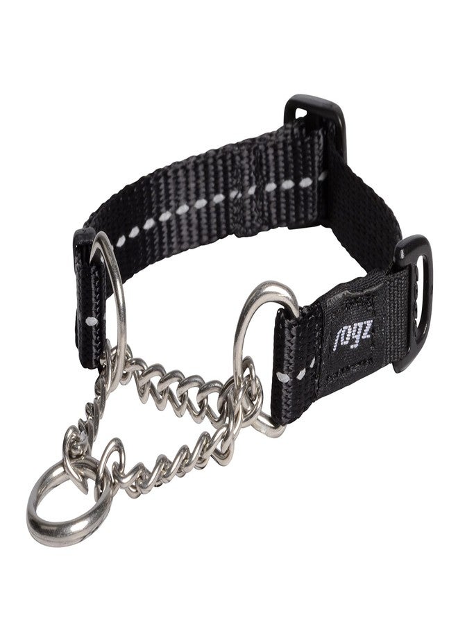 Rogz Martingale Training Dog Collar Small - Black - Image 1