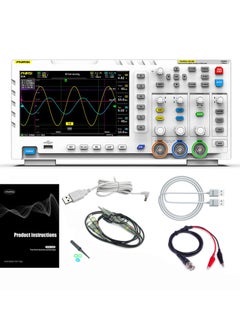 KASTWAVE مولد إشارة DDS 2 في 1 لمذبذب رقمي، وظيفة التقاط إشارة الإخراج لمذبذب سطح المكتب، قناتان، عرض النطاق الترددي 100 ميجا هرتز، معدل أخذ العينات 1 جيغابايت في الثانية، مساحة تخزين مدمجة 1 جيجابايت  - Image 1