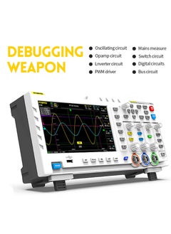 KASTWAVE مولد إشارة DDS 2 في 1 لمذبذب رقمي، وظيفة التقاط إشارة الإخراج لمذبذب سطح المكتب، قناتان، عرض النطاق الترددي 100 ميجا هرتز، معدل أخذ العينات 1 جيغابايت في الثانية، مساحة تخزين مدمجة 1 جيجابايت  - Image 2