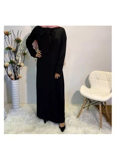 Silk Smooth Fabric Muslim Belt Robe