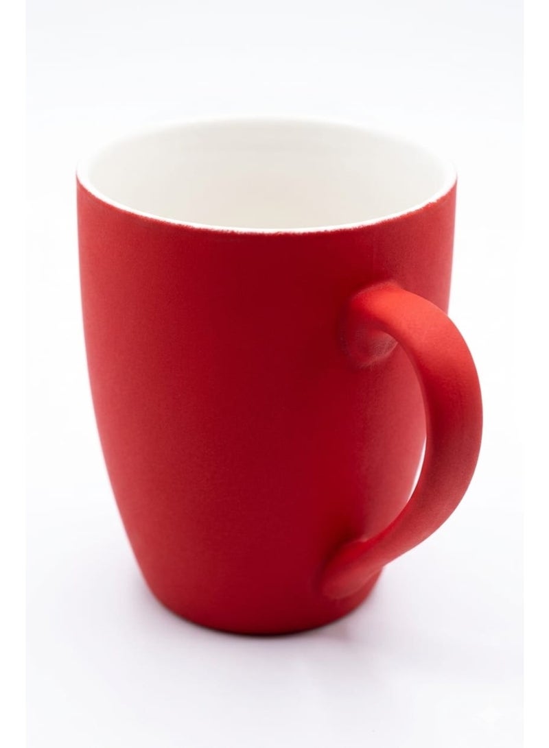 Akdc Ceramic Mug 500Ml Red
