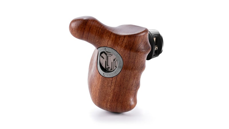 Tilta Advanced Right Side Wooden Handle (ARRI Rosette - Type X) | Black Walnut Wood & Aluminum Alloy Build | Quick Release Button - Image 2