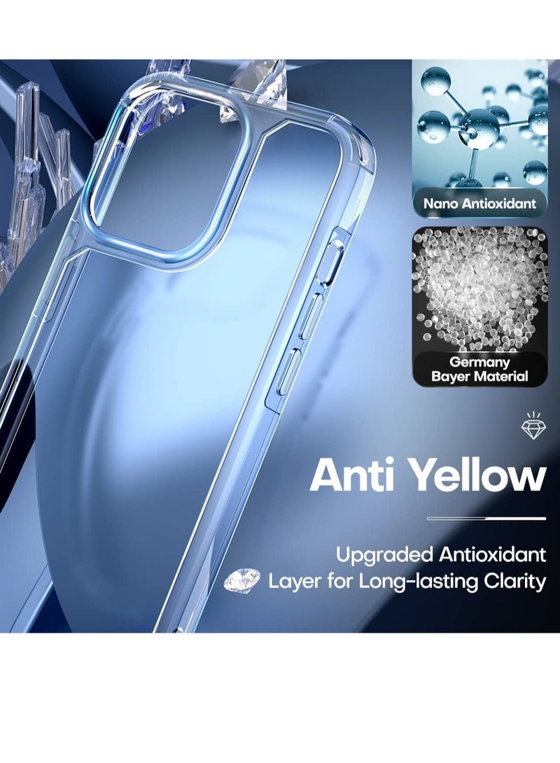 ELTRAZONE [5 in 1] Designed for iPhone 13 Pro Case, Not Yellowing, with 2 Tempered Glass Screen Protector + 2 Camera Lens Protector [Military Grade Protection] Shockproof Slim Phone Case 13 pro - Image 3