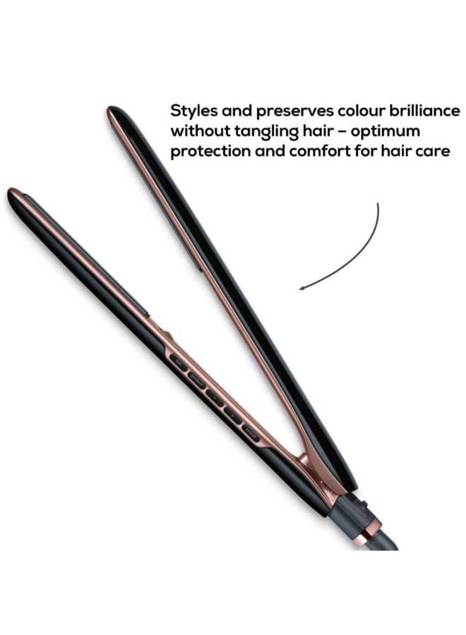 Beurer مكواة شعر HS 80 مع 3 مستويات من وظيفة الأيون وحماية الشعر - Image 4