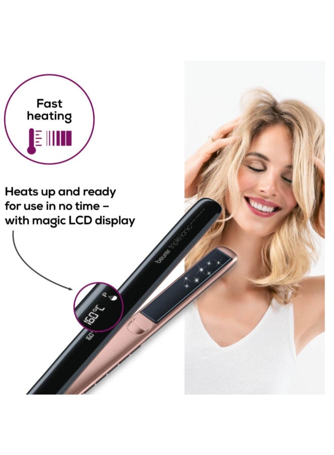 Beurer مكواة شعر HS 80 مع 3 مستويات من وظيفة الأيون وحماية الشعر - Image 5